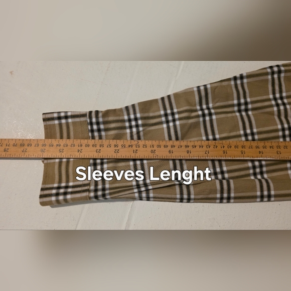 Van Heusen Men's Weekend Twill Shirt Crockery Plaid L NWT - Picture 11 of 15